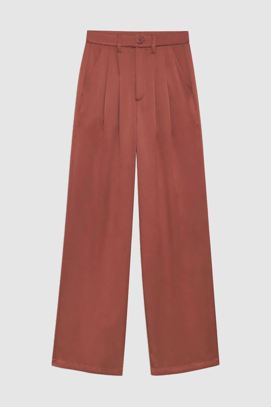 Damen Anine Bing Hosen & Jumpsuits | Carrie Pants Terracotta Silk