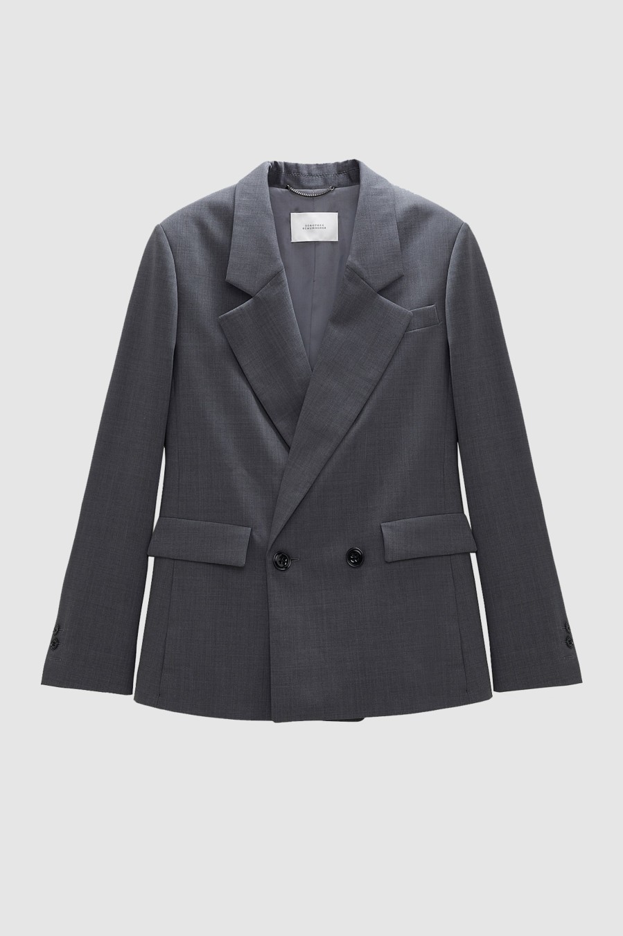 Damen Dorothee Schumacher Blazer | Modern Sophistication Blazer Charcoal Melange