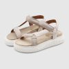 Damen Voile Blanche Sandalen | Lisa Sandals Light Grey-Cream