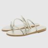 Damen Ancient Greek Sandals Sandalen | Polytimi Sandals Crystals Silver