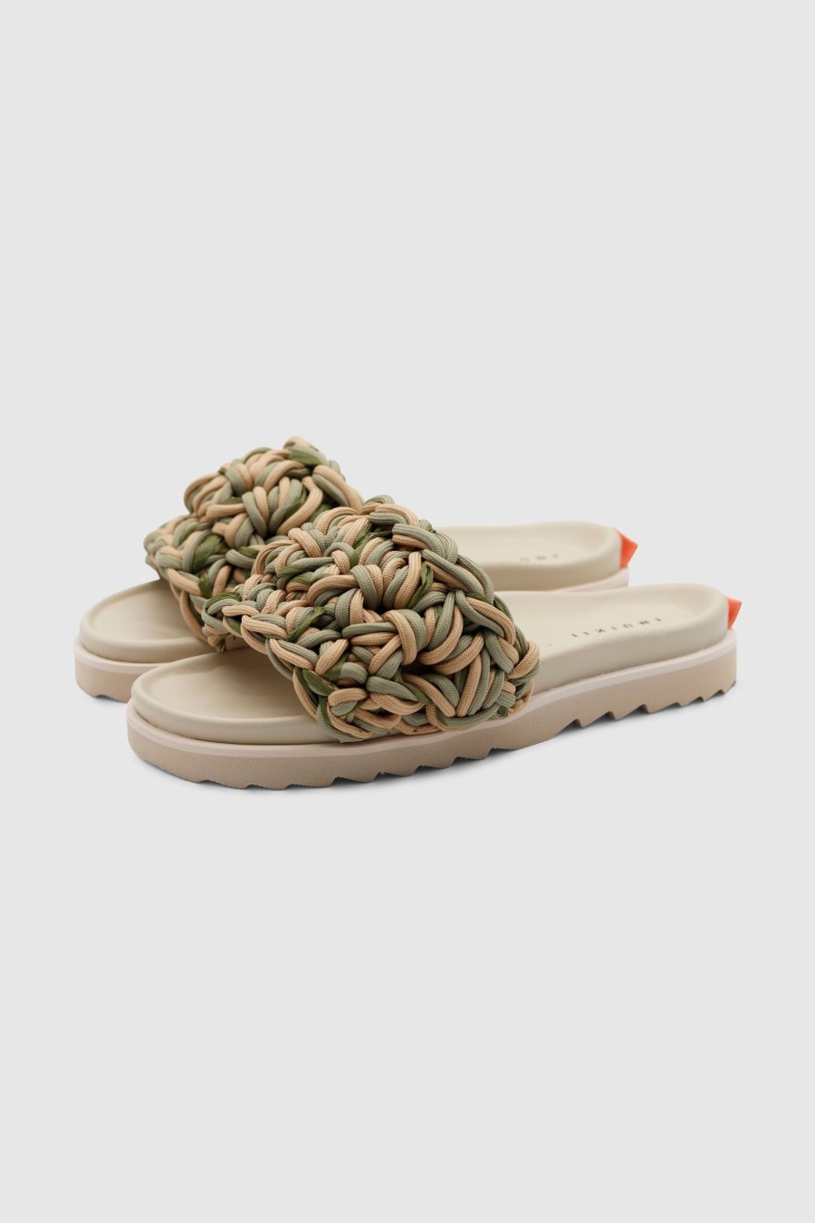 Damen Inuikii Pantoletten & Mules | Multilace Slides Military