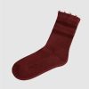 Accessoires Golden Goose Socken & Strumpfe | High Rib Socks Windsor Wine/ Bordeaux