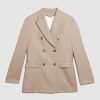 Damen Golden Goose Blazer | Double Breasted Blazer Roasted Cashew