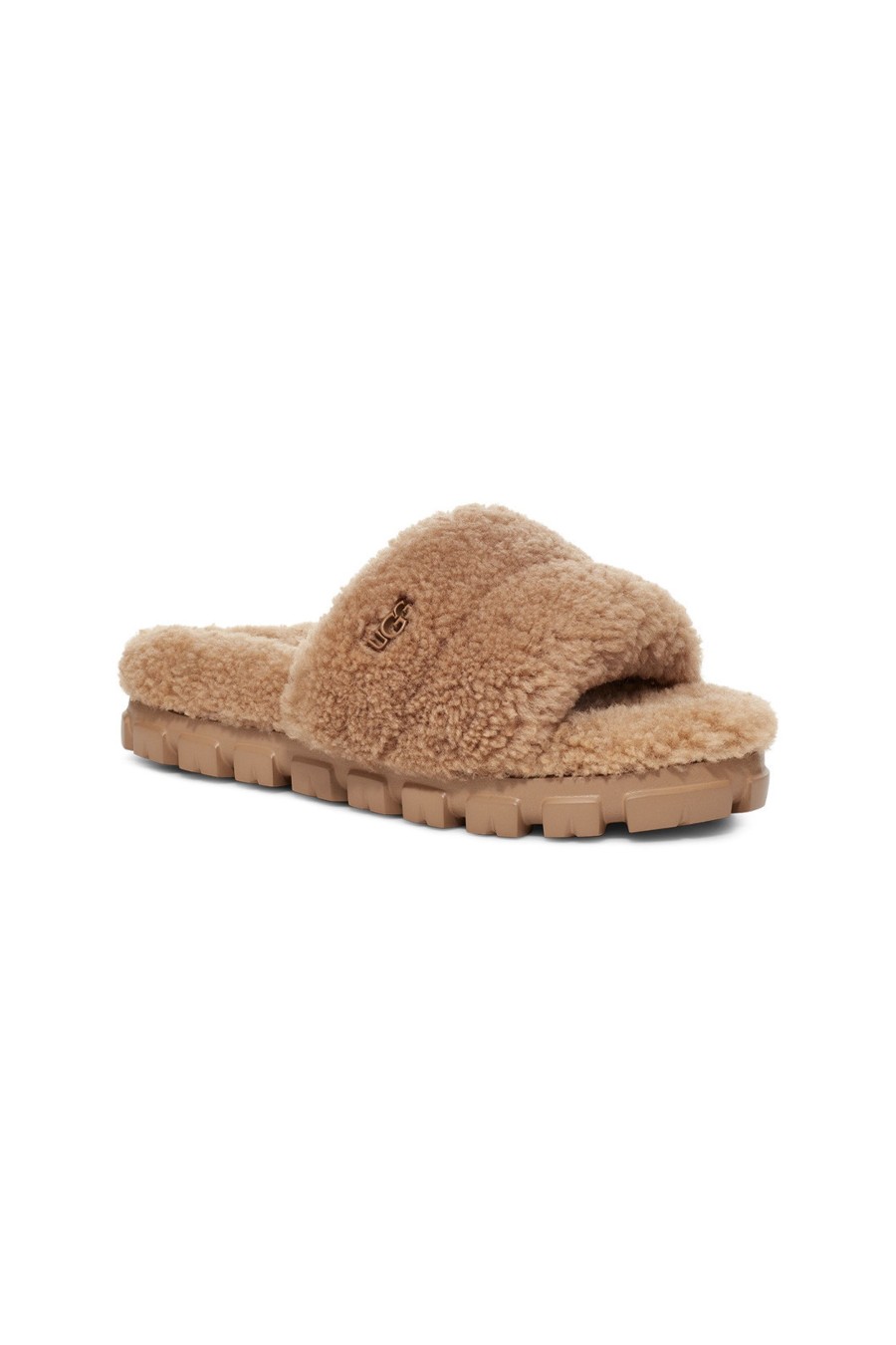 Damen UGG Pantoletten & Mules | Cozetta Curly Slides Chestnut