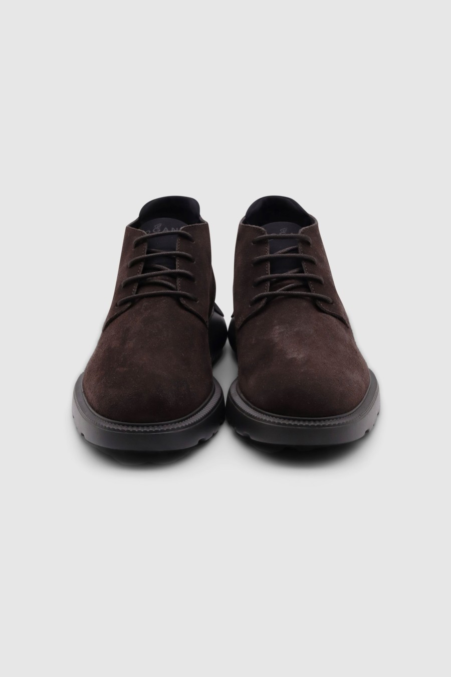 Herren Hogan Business Shoes | H600 Desert Boots Ebano/ Nero