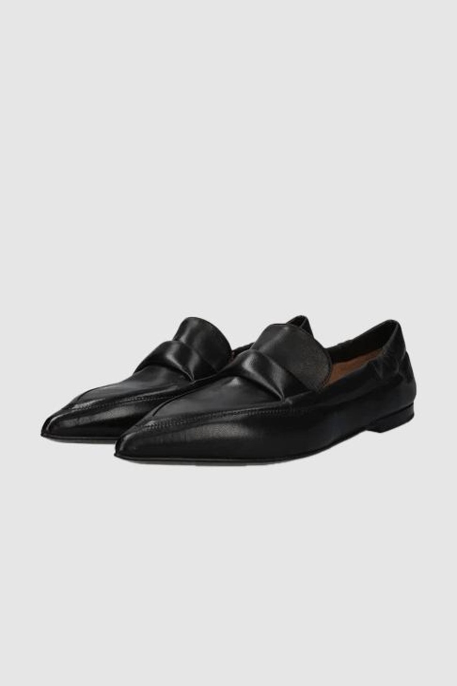 Damen Pomme D'Or Loafer & Ballerinas | Pointed Loafer 0522D Nero