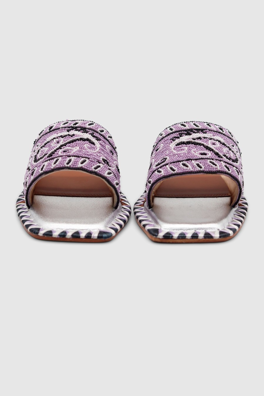 Damen De Siena Pantoletten & Mules | Bandana Flats Lilac