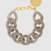 Accessoires Vanessa Baroni Schmuck | Flat Chain Bracelet Light Taupe