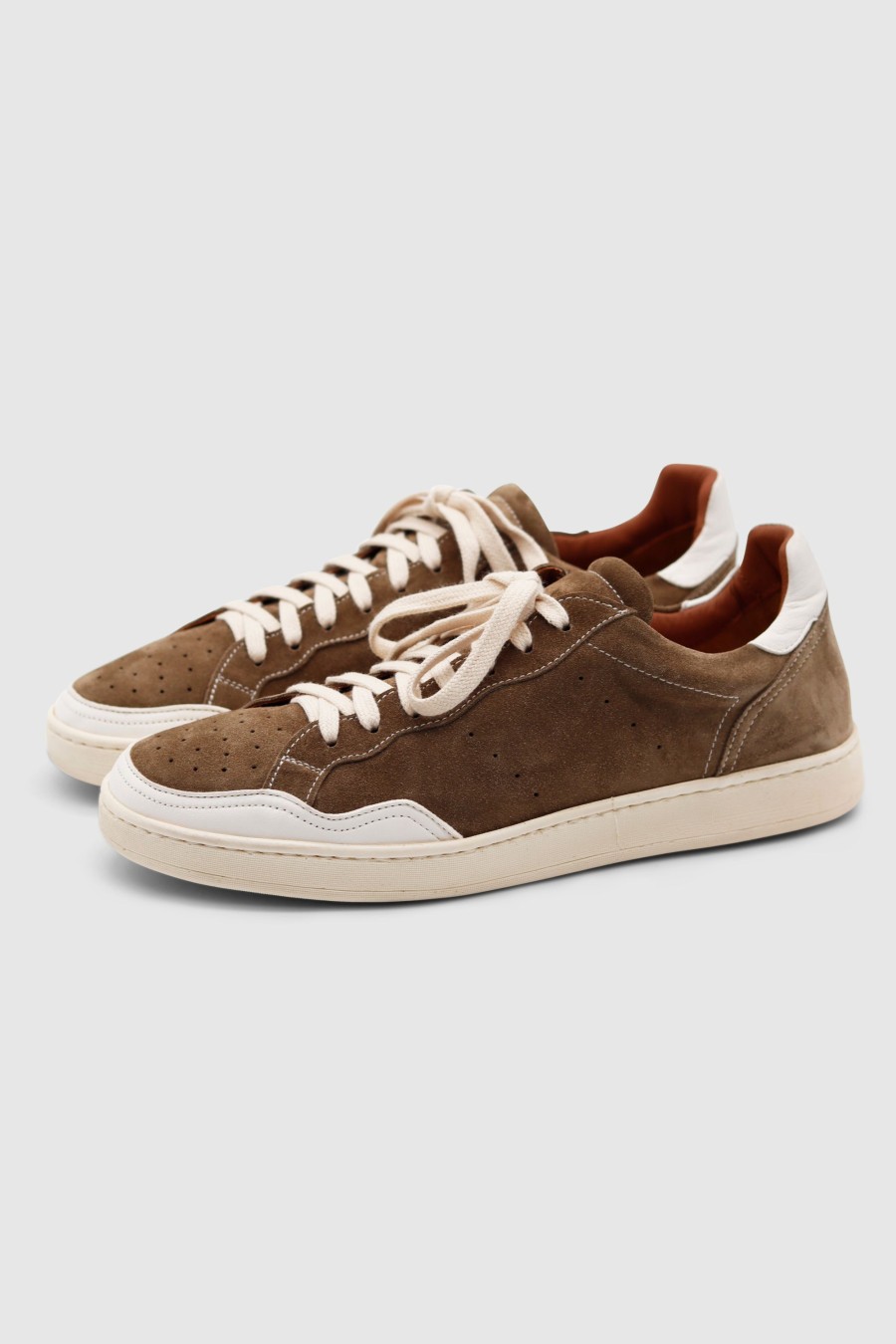 Herren Elia Maurizi Sneaker | Kansas Low Sneaker Taupe