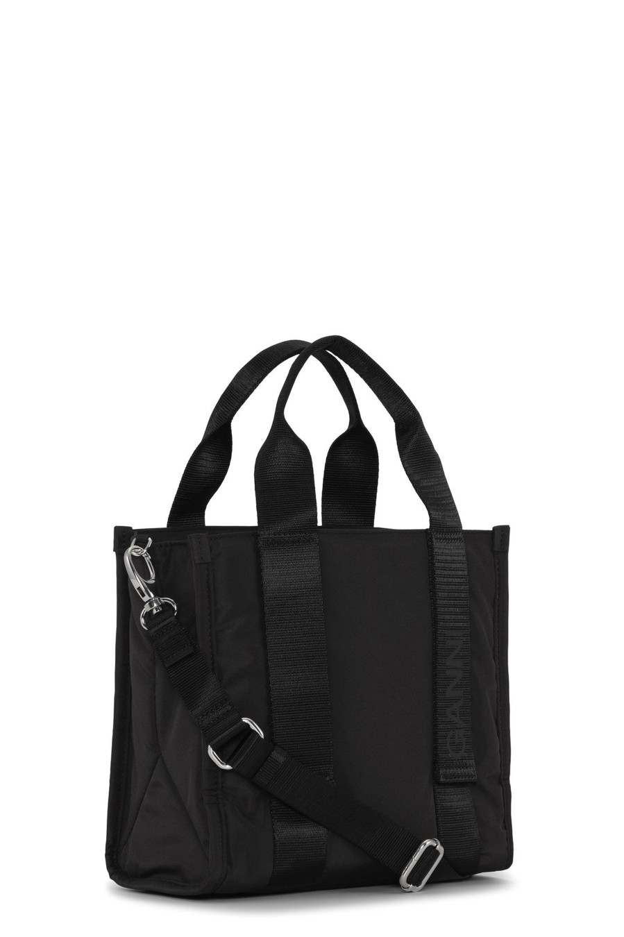 Damen GANNI | Recycled Tech Bag Small Tote Black