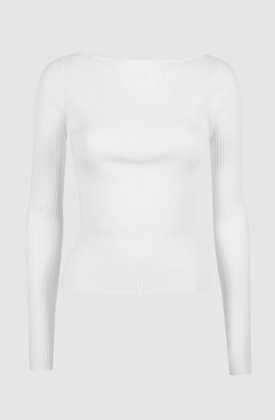 Damen Courrèges Shirts & Longsleeves | Sweatshirt Rib Knit