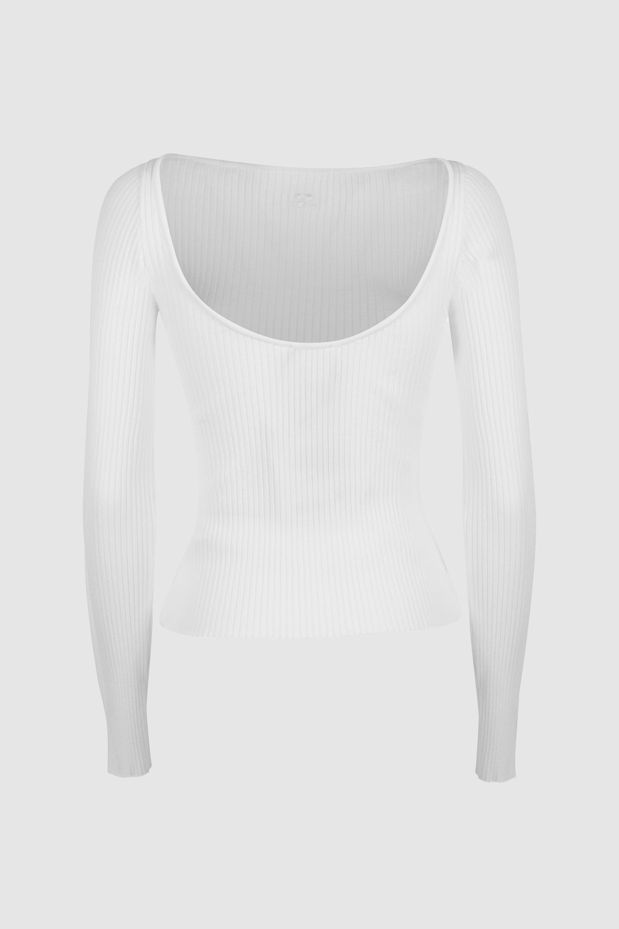 Damen Courrèges Shirts & Longsleeves | Sweatshirt Rib Knit