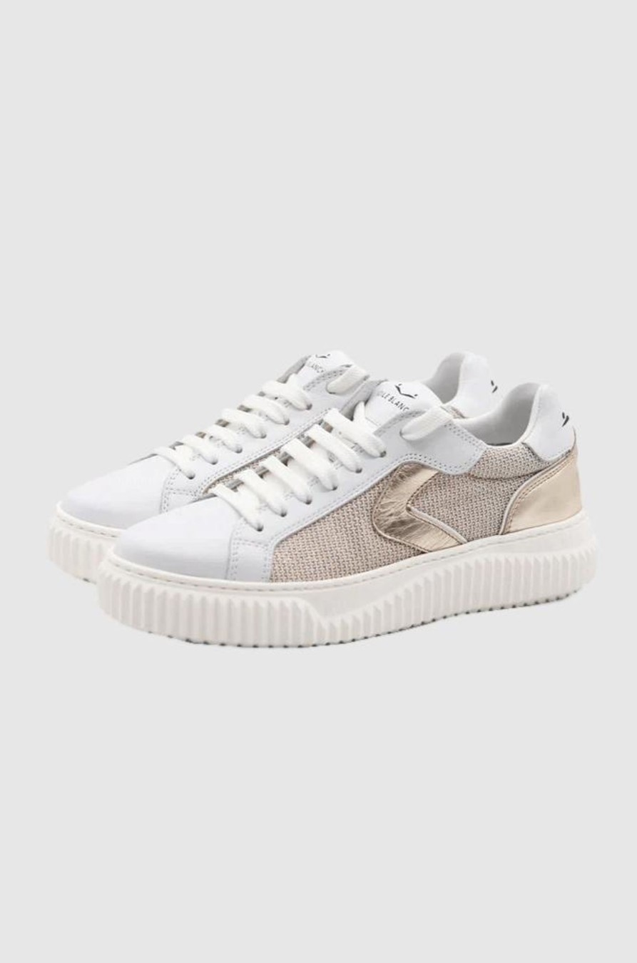 Damen Voile Blanche Sneaker | Lipari Sneaker White Gold