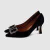 Damen Roberto Festa Pumps | Lilly Pumps Camoscio Nero