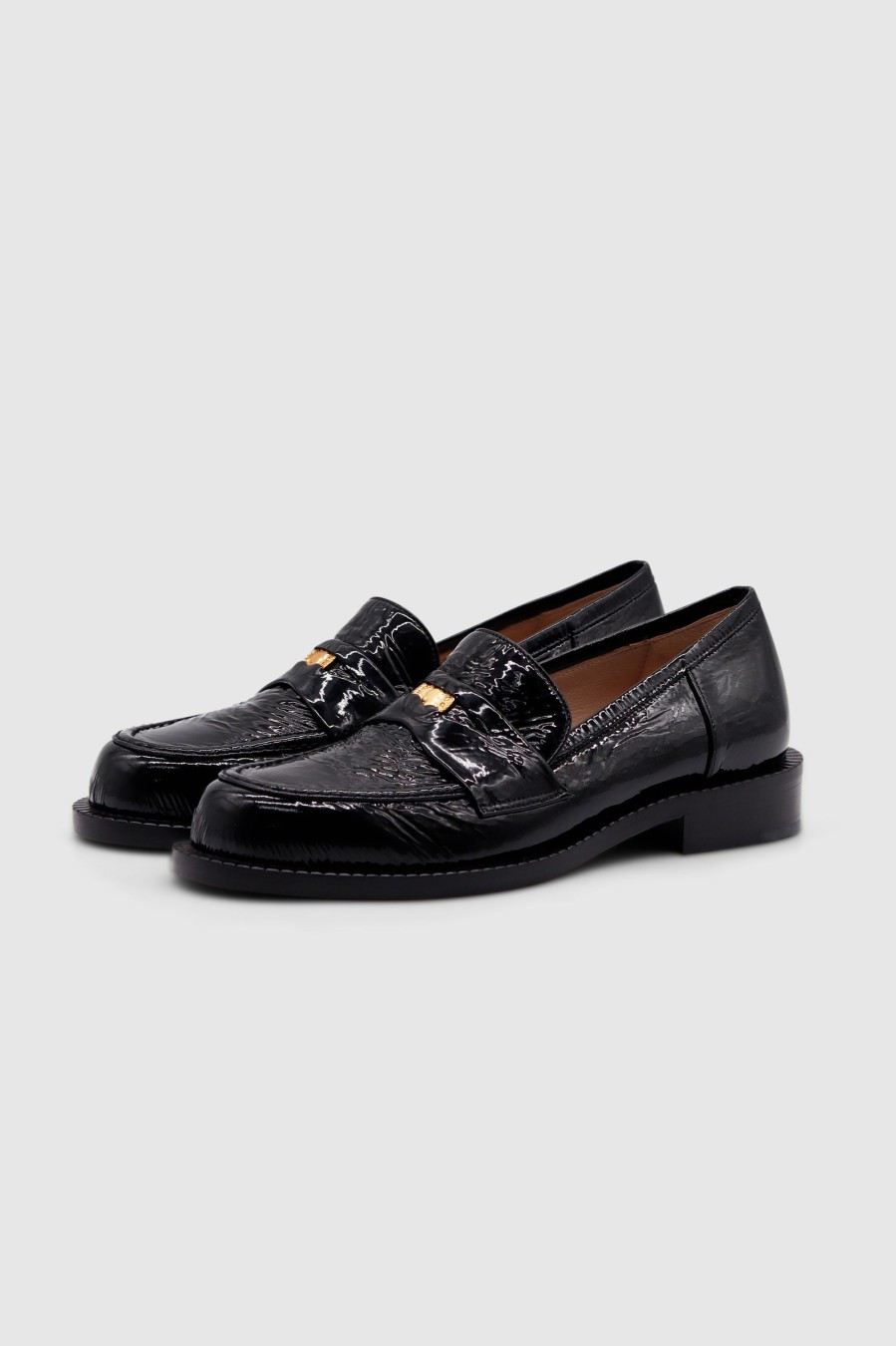 Damen Pomme D'Or Loafer & Ballerinas | Blair Loafer Naplak Nero