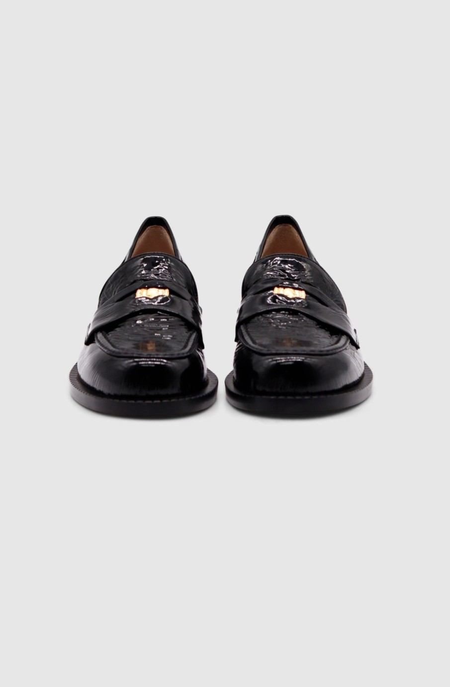 Damen Pomme D'Or Loafer & Ballerinas | Blair Loafer Naplak Nero