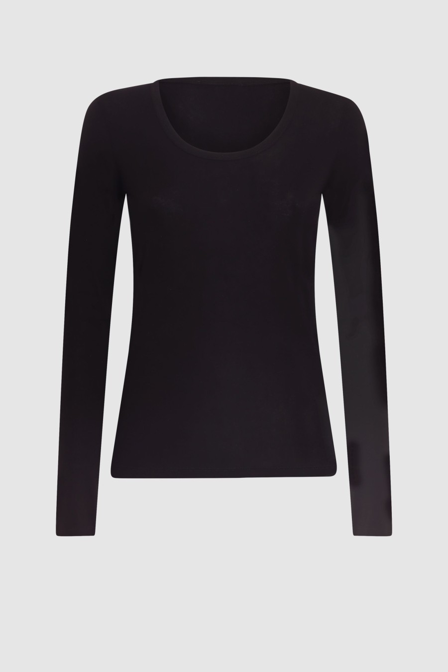 Damen Agolde Shirts & Longsleeves | Bernice Neck Tee Black