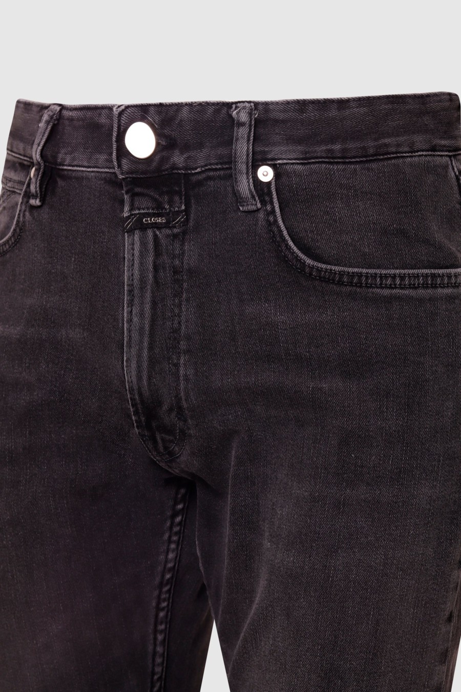 Herren Closed Jeans | Oakland Straight Denim Dark Grey