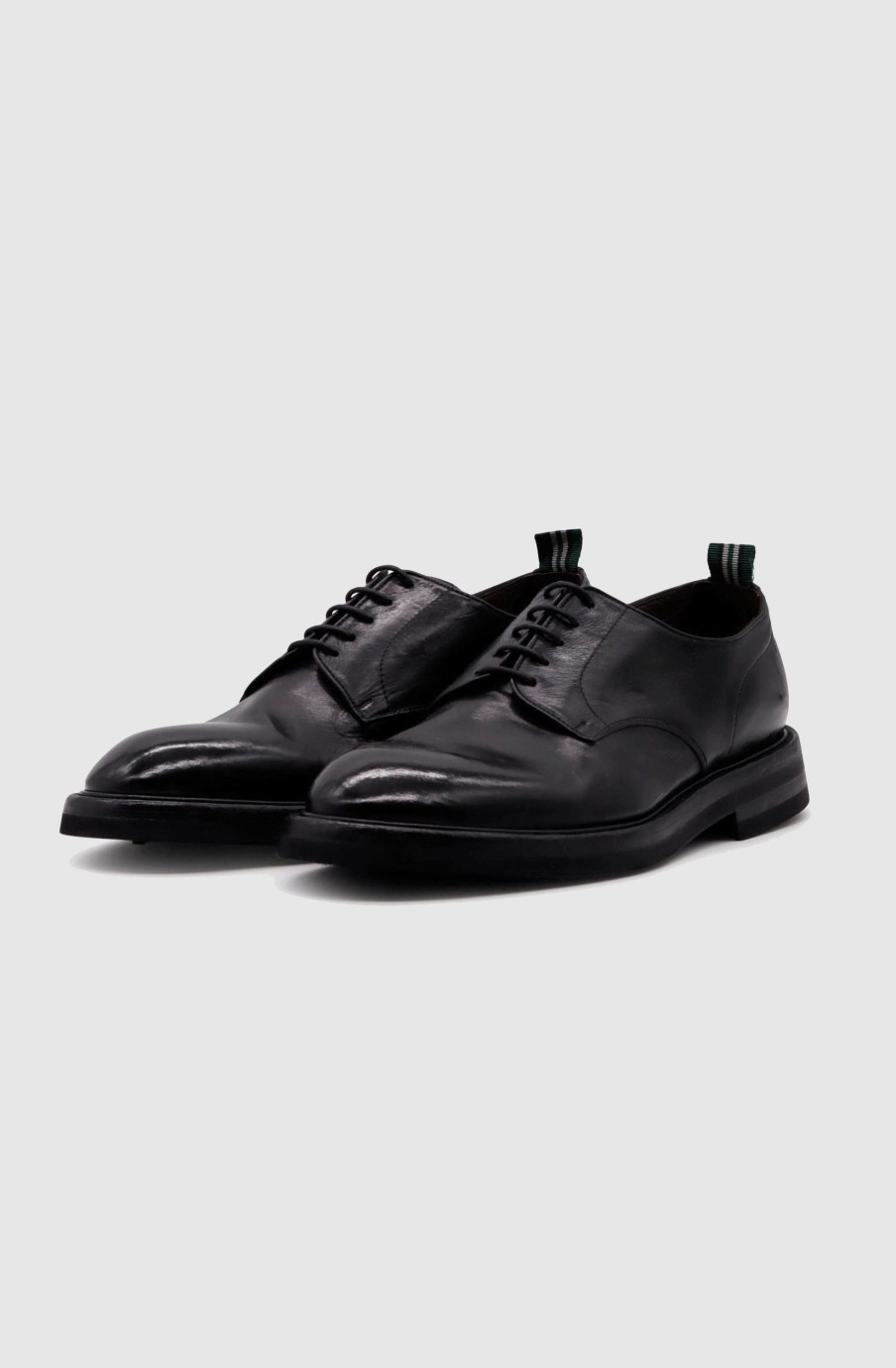 Herren Green George Business Shoes | Formal Shoes Black