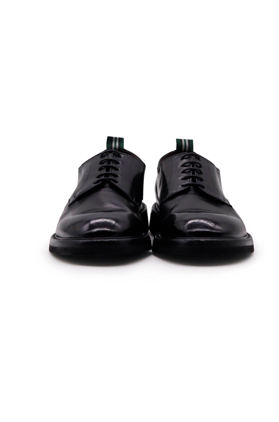 Herren Green George Business Shoes | Formal Shoes Black