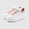 Damen Hogan Sneaker | H-Stripes Sneaker White/ Rose