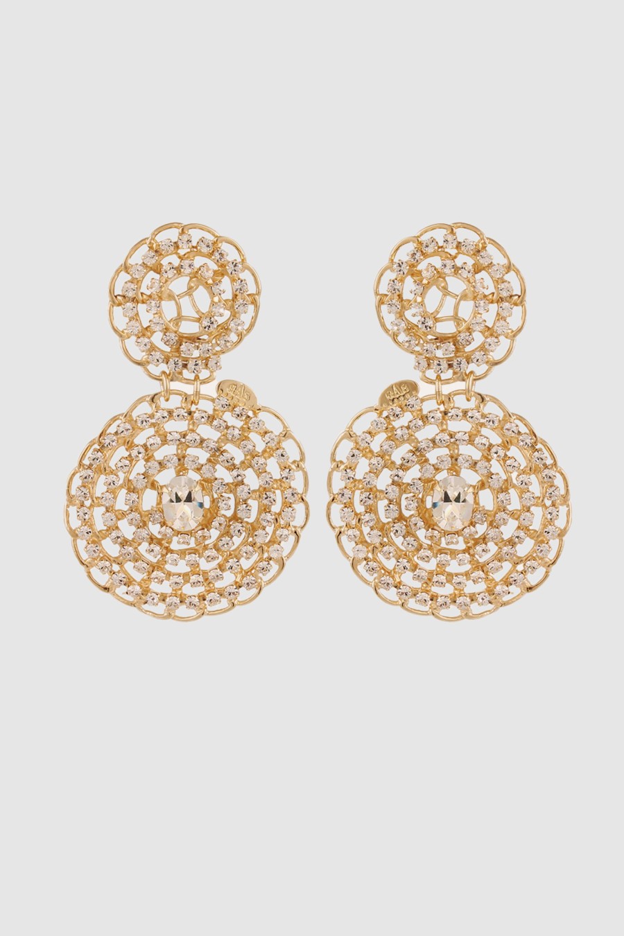 Accessoires GAS Bijoux Schmuck | Ohrringe Onde Gourmette Strass