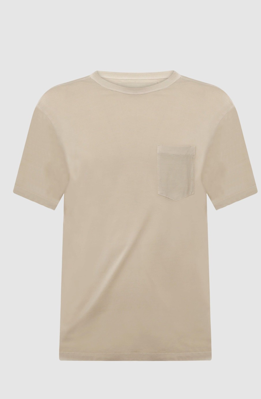 Herren Officine Générale T-Shirts & Polos | Pocket Tee Stone