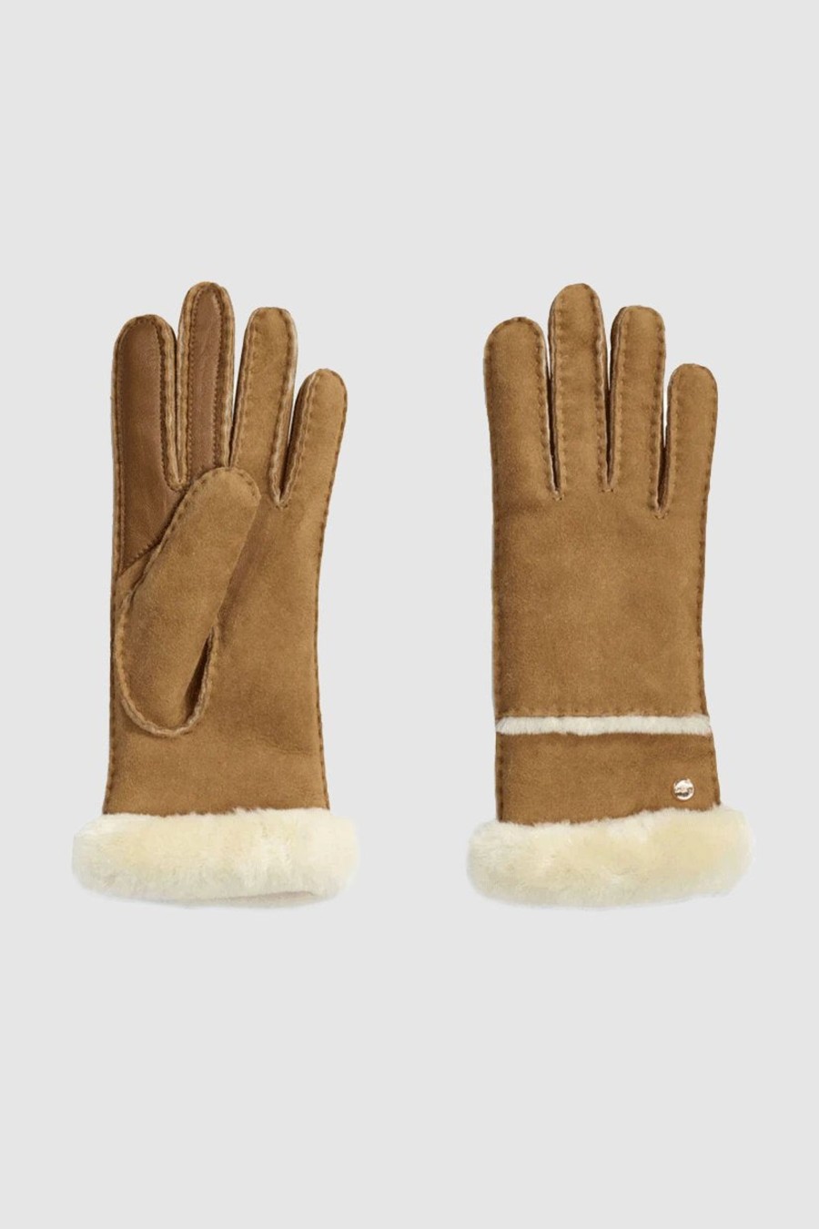 Accessoires UGG Winteraccessoires Damen | Seamed Tech Cuffs Brown