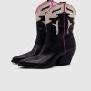 Damen Strategia Stiefel & Boots | Cowboy Boots Wash Var. Nero/ Fuxia