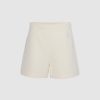 Damen Vince Hosen & Jumpsuits | High Waist Tailored Shorts Bone