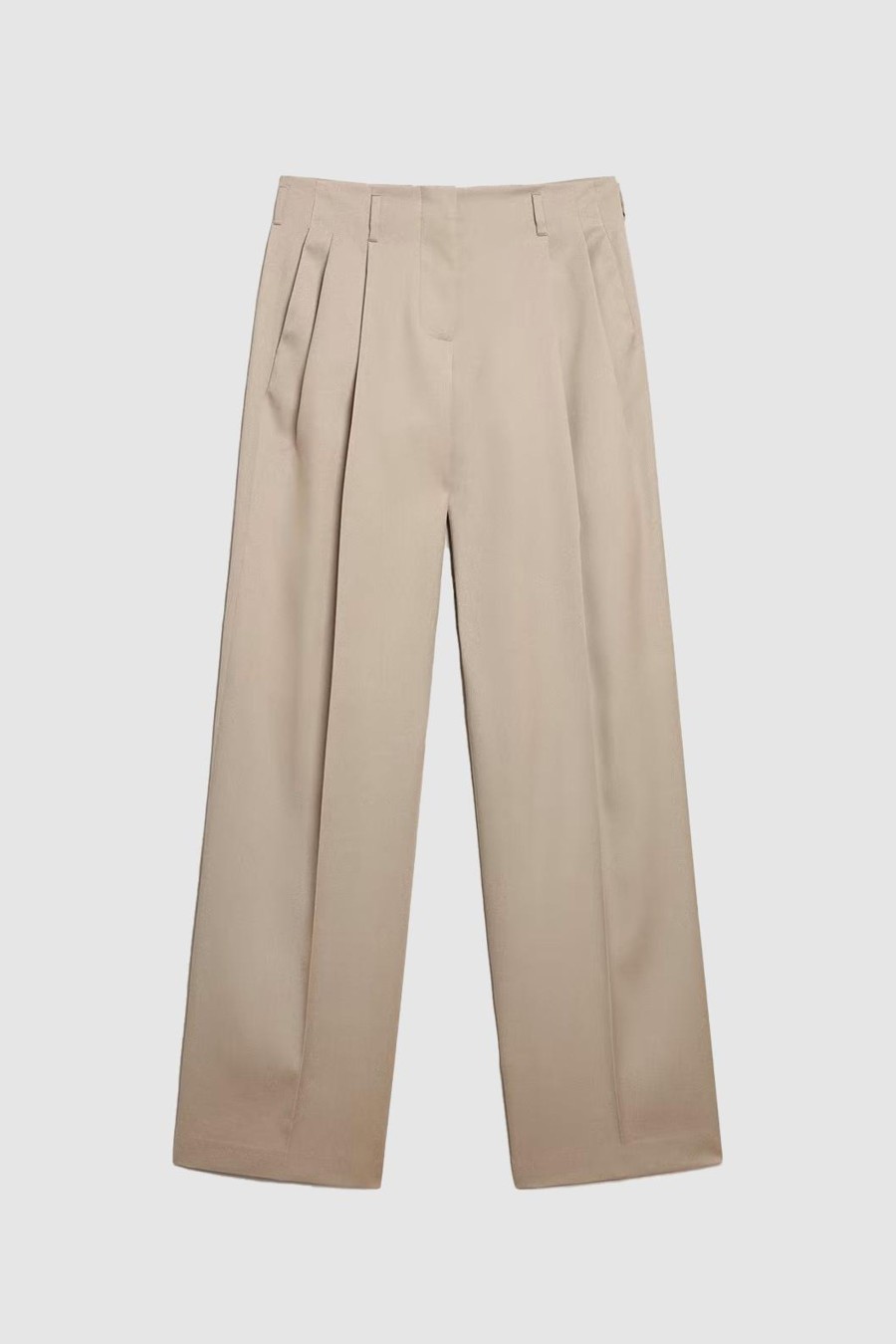 Damen Golden Goose Hosen & Jumpsuits | Wide Leg Pants Roasted Cashew