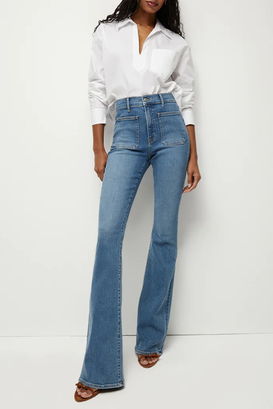 Damen Veronica Beard Jeans | Jeans Beverly Skinny Flare